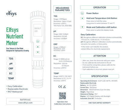 5 in 1 Nutrient Meter